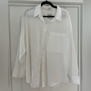 Abercrombie & Fitch Oversized Button Up 100% Cotton
